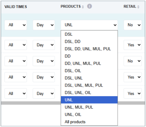 CFN Product Controls
