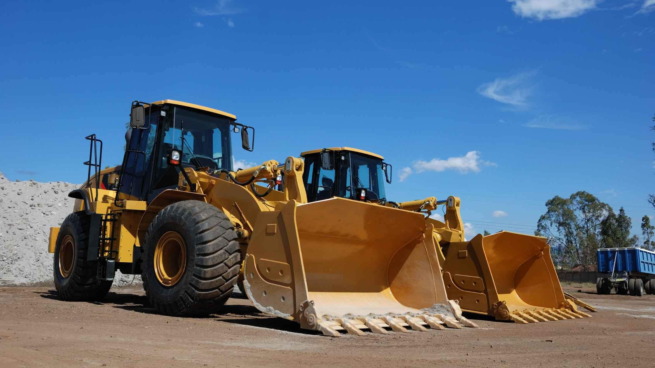 types of construction vehicles blog banner