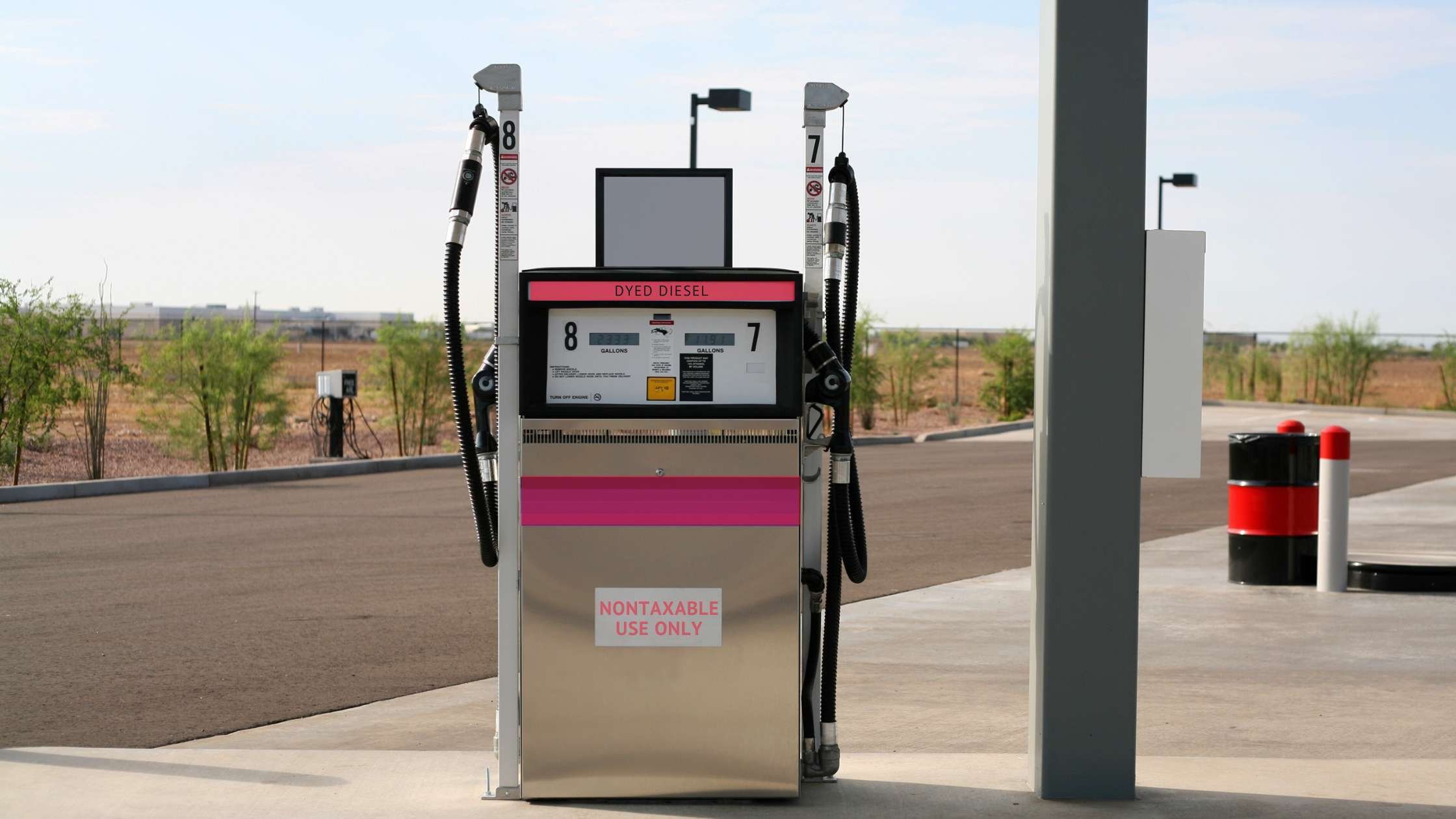 Red Dyed Diesel Fuel Card