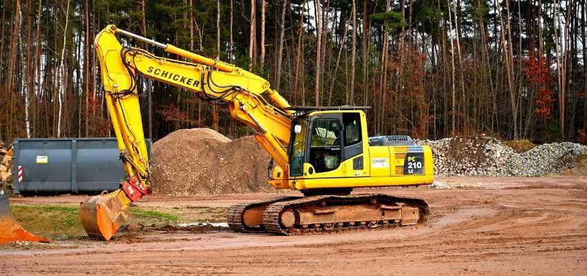 types of construction vehicles excavator