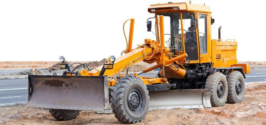 types of construction vehicles grader